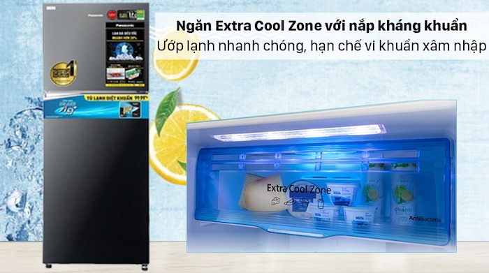 Tủ lạnh Panasonic Inverter 326 Lít NR-TL351VGMV Tủ lạnh Panasonic Inverter 326 Lít NR-TL351VGMV