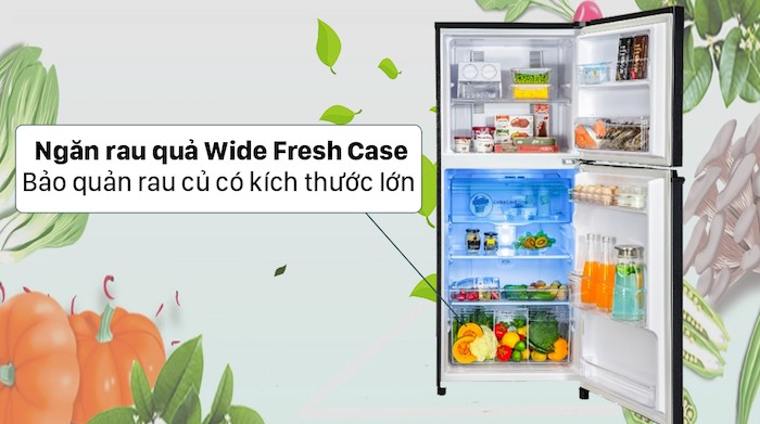 Tủ lạnh Panasonic Inverter 326 Lít NR-TL351VGMV Tủ lạnh Panasonic Inverter 326 Lít NR-TL351VGMV