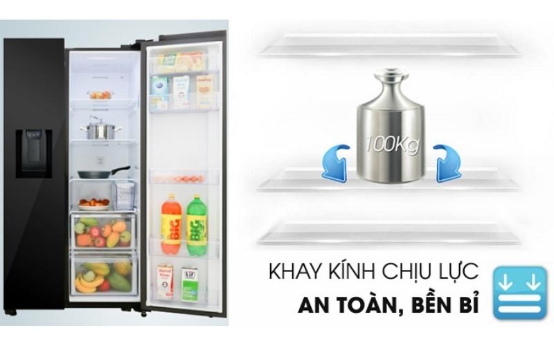 Khay kính chịu lực cao, cho phép lưu trữ thực phẩm nặng an toàn Khay kính chịu lực cao, cho phép lưu trữ thực phẩm nặng an toàn