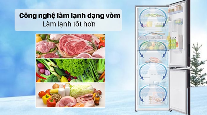 Tủ lạnh Samsung Inverter 307 Lít RB30N4190BY/SV