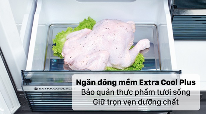 Tủ lạnh Sharp Inverter 572L 4 cửa SJ-FXP640VG-BK