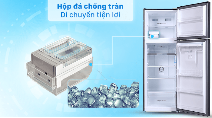 Tủ lạnh Toshiba Inverter 337 lít GR-RT435WE-PMV(06)-MG Tủ lạnh Toshiba Inverter 337 lít GR-RT435WE-PMV(06)-MG