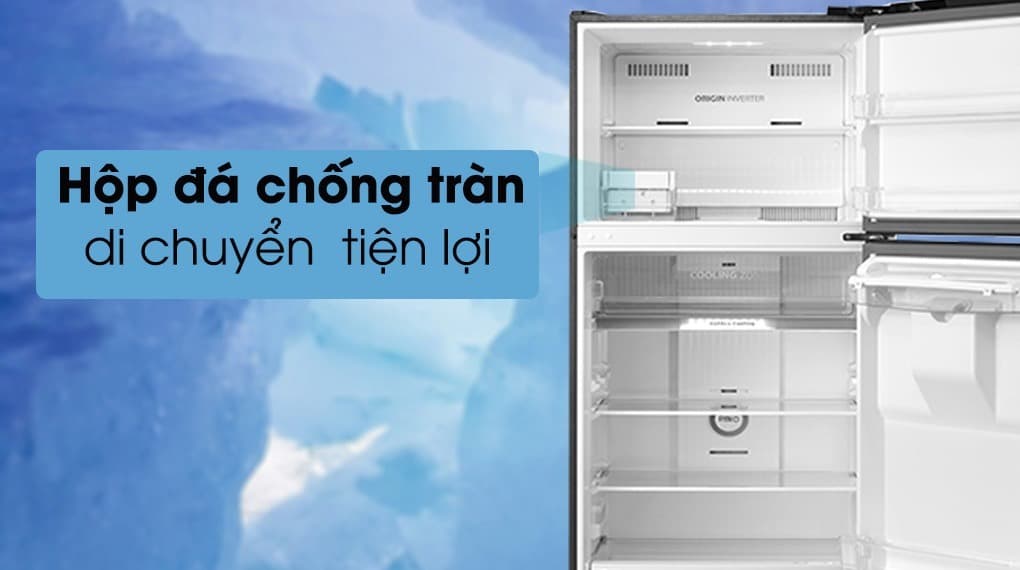 Tủ lạnh Toshiba Inverter 407 lít GR-RT535WE-PMV(06)-MG