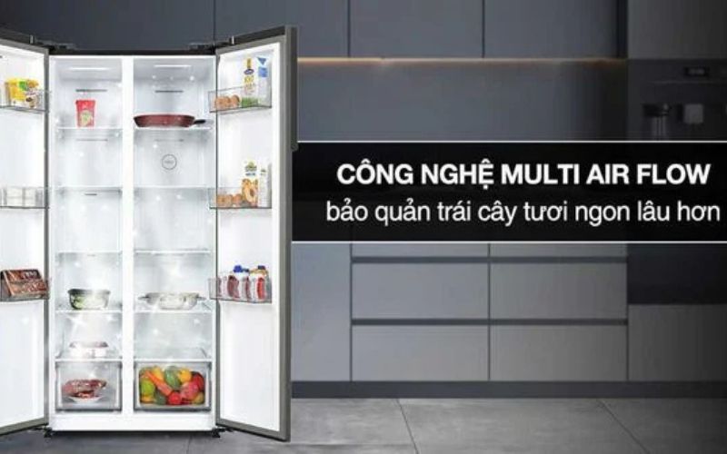  Công nghệ Multi Air Flow làm lạnh, bảo quản toàn diện 