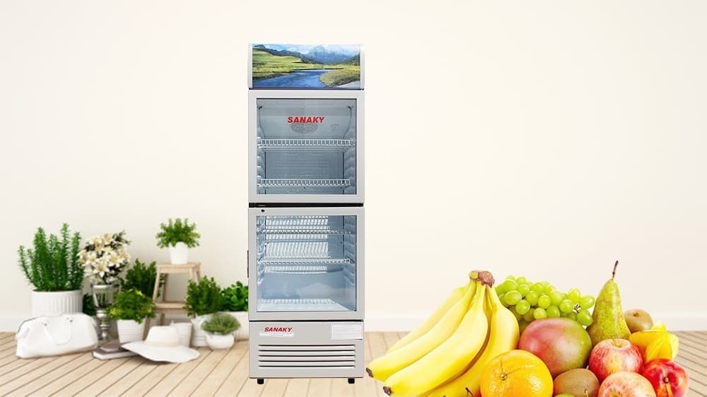 Tủ mát Sanaky 300 Lít 2 cửa Inverter VH-308W3L
