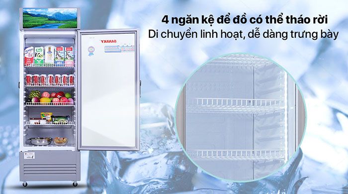 Tủ mát Sanaky 290 Lít VH-358KL
