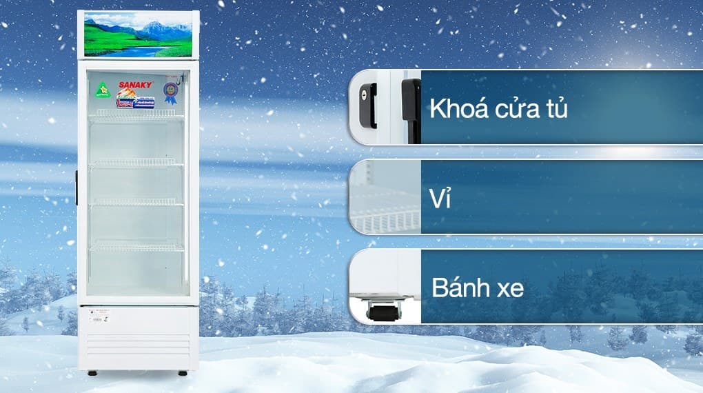 Các tiện ích nổi bật đi kèm sử dụng tủ mát an toàn, tiện nghi hơn  Các tiện ích nổi bật đi kèm sử dụng tủ mát an toàn, tiện nghi hơn
