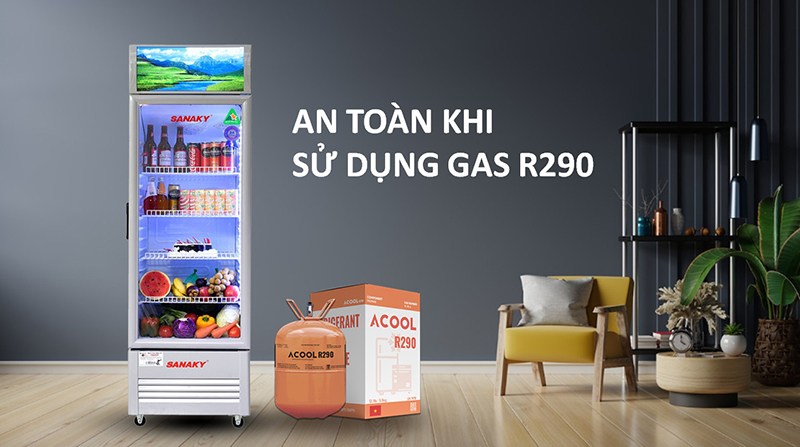 Gas R290 hiệu suất làm lạnh cao, an toàn với môi trường