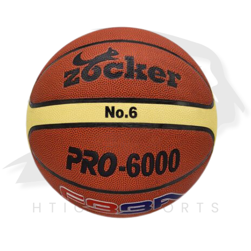 Quả bóng rổ da PU số 6 Zocker PRO-6000