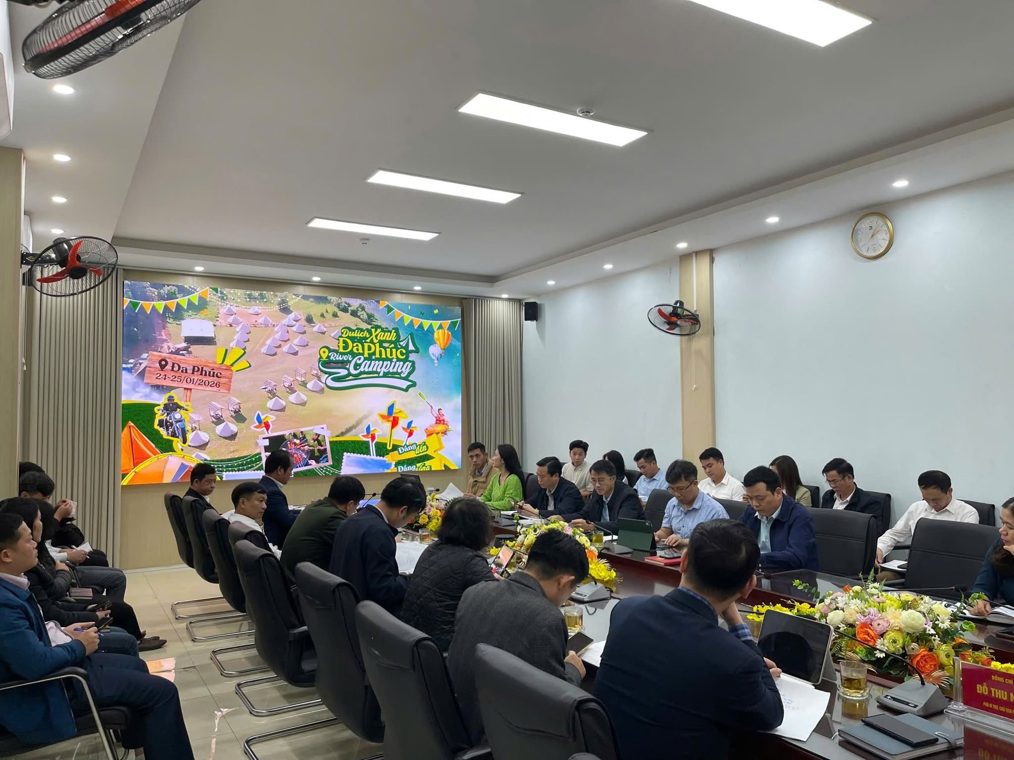 HỌP TRIỂN KHAI CÔNG TÁC TỔ CHỨC DU LỊCH XANH ĐA PHÚC 2026