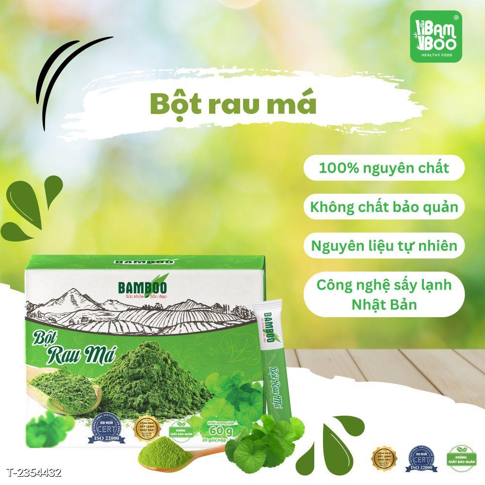 Bột rau má sấy lạnh hữu cơ nguyên chất