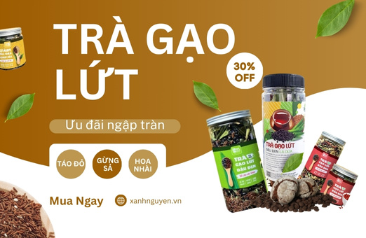 Ưu đãi mua trà gạo lứt