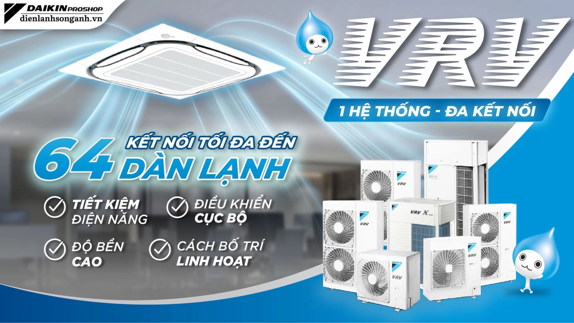 Daikin VRV 6A – Giải pháp điều hòa trung tâm toàn diện