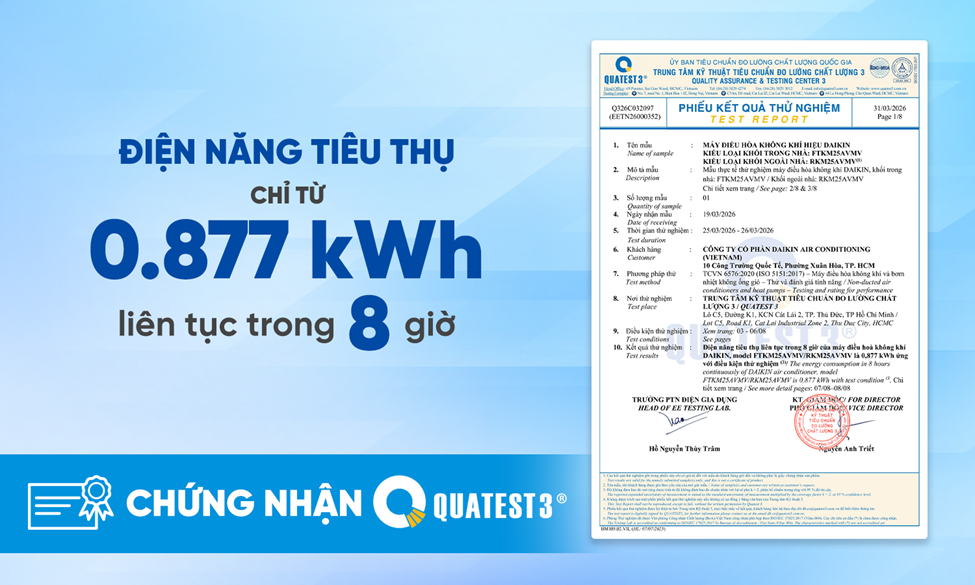Daikin FTKM 2026 – Siêu phẩm All in One định nghĩa lại đẳng cấp điều hòa treo tường