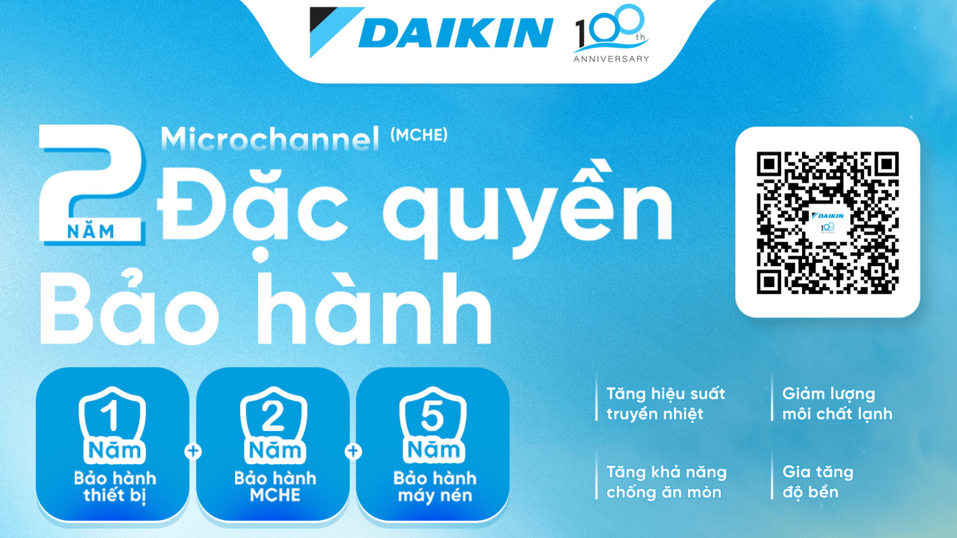 Daikin Microchannel - Đặc Quyền 2 Năm Bảo Hành