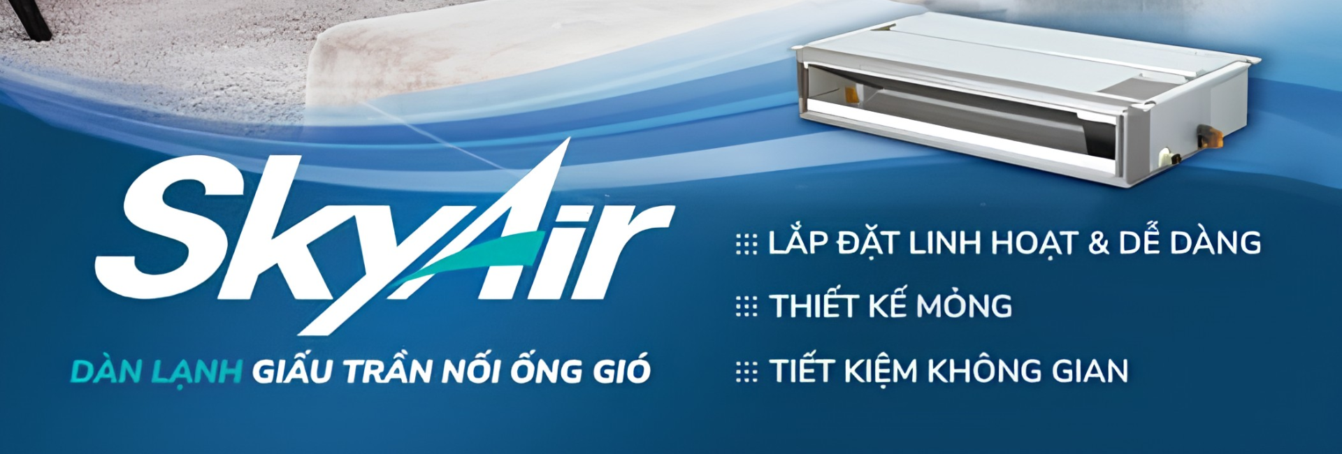 Giấu trần nối ống gió