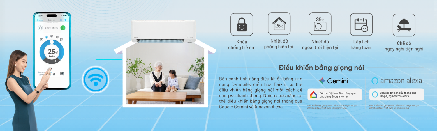 Chức năng điều khiển từ xa trên máy FTKZ-VVM