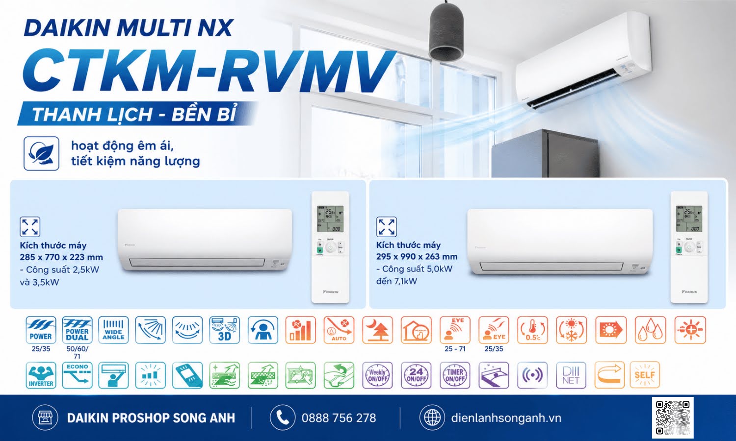 Daikin multi nx CTKM-RVMV