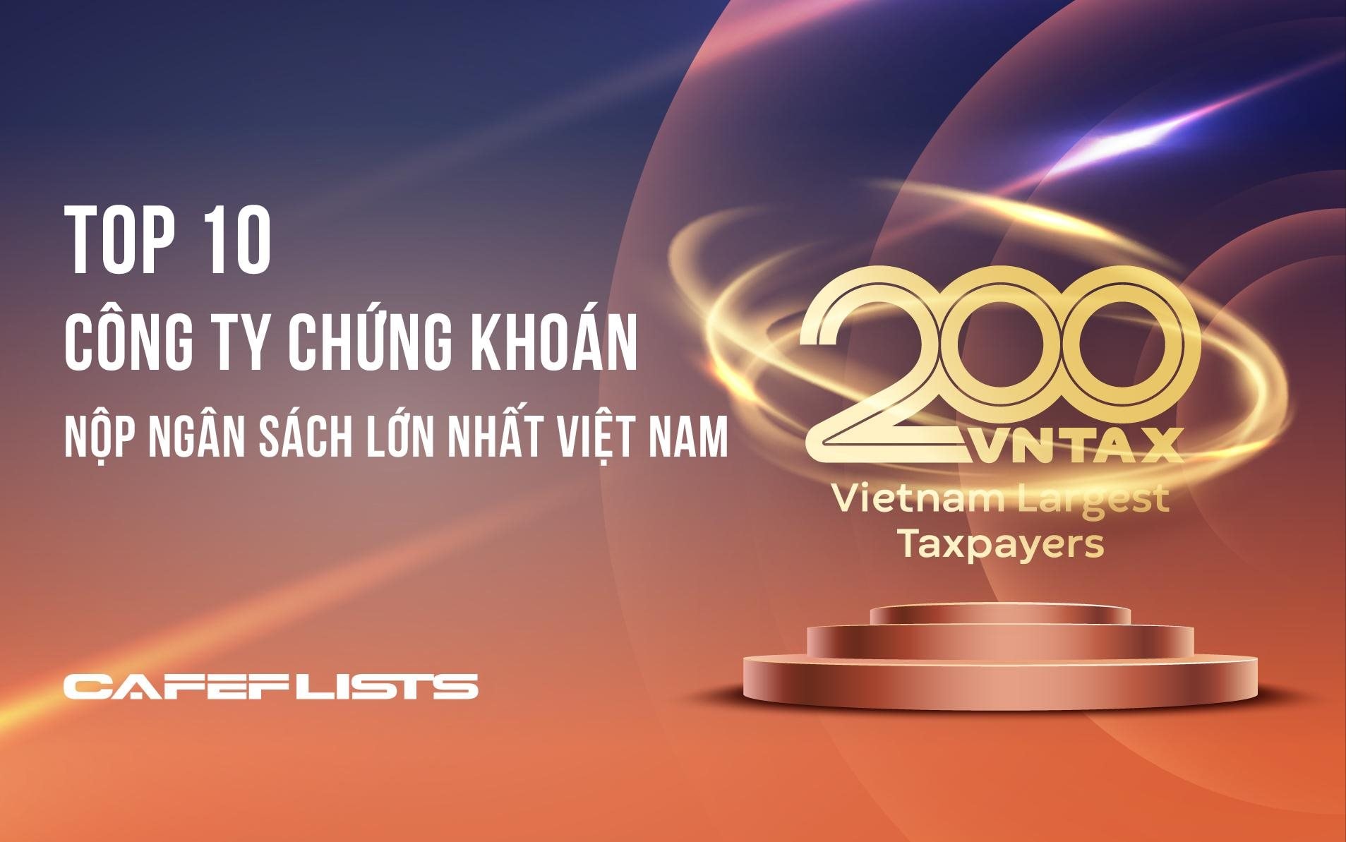 Công bố 10 Công ty Chứng khoán nộp ngân sách lớn nhất Việt Nam