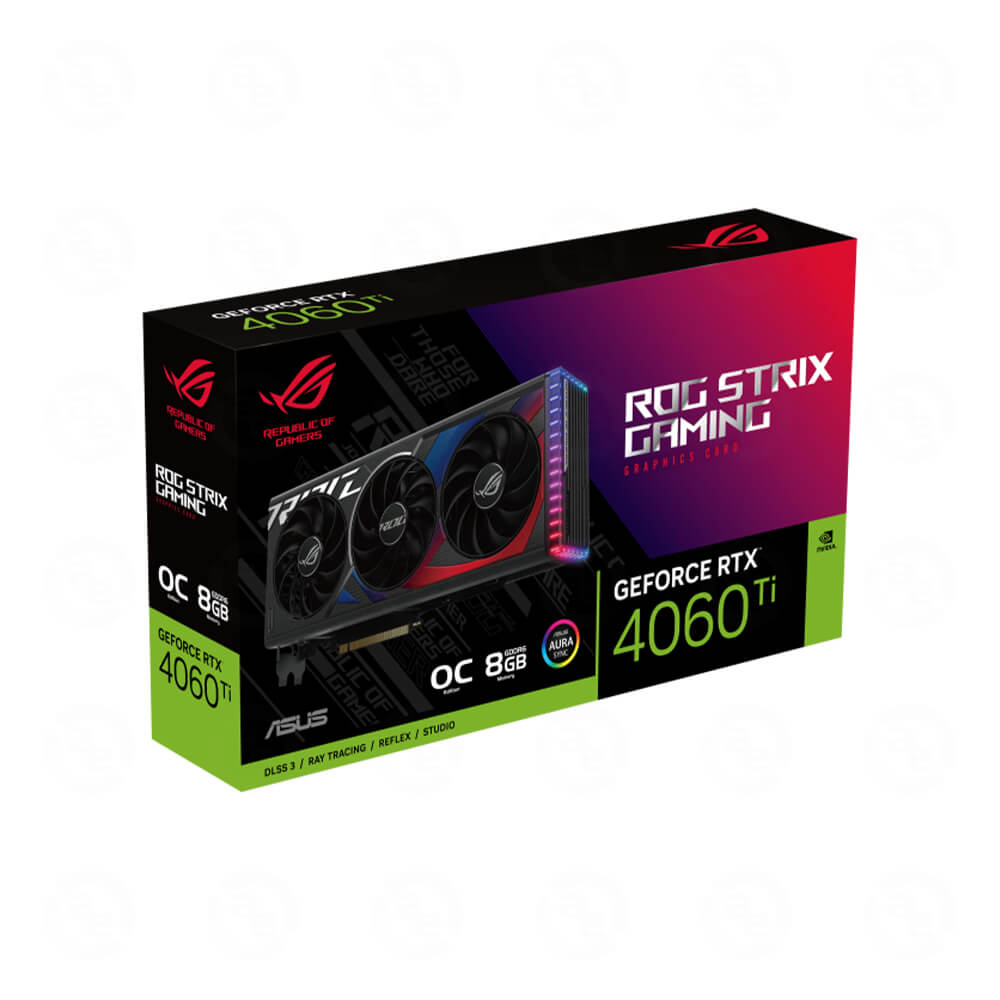 VGA Asus ROG STRIX RTX 4060 TI OC 8GB GAMING (ROG-STRIX-RTX4060TI-O8G-GAMING)