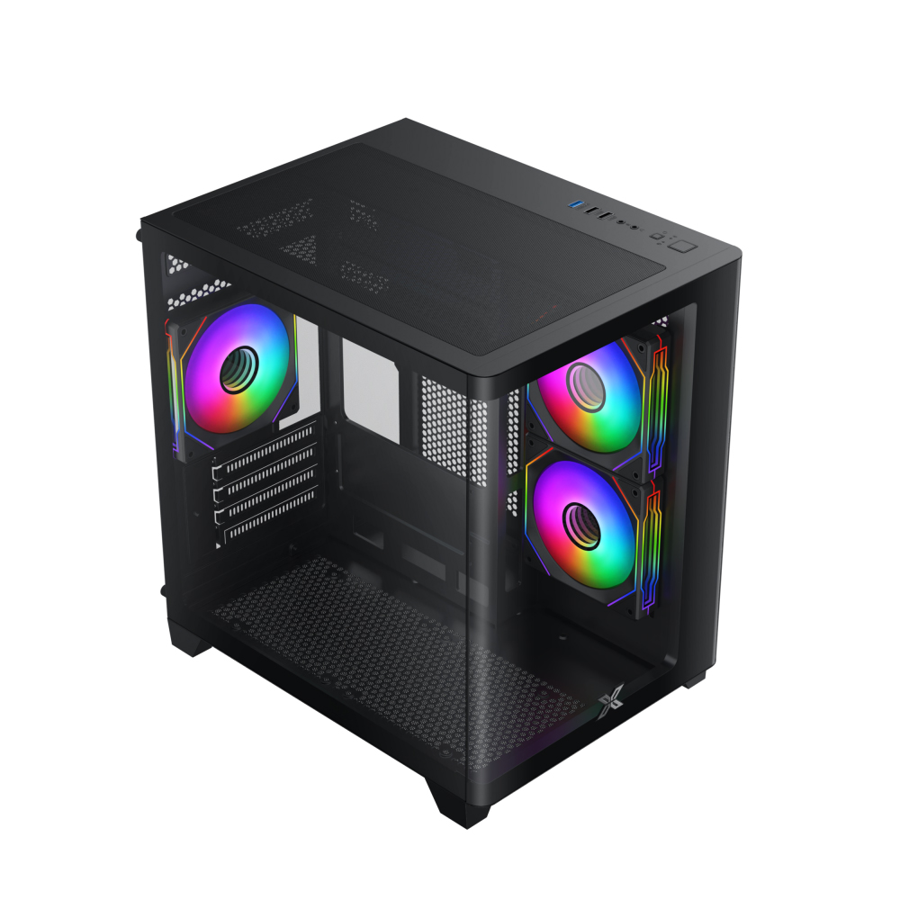 VỎ CASE XIGMATEK PANO M NANO 3GF EN45523 (MATX, 3 Fan)
