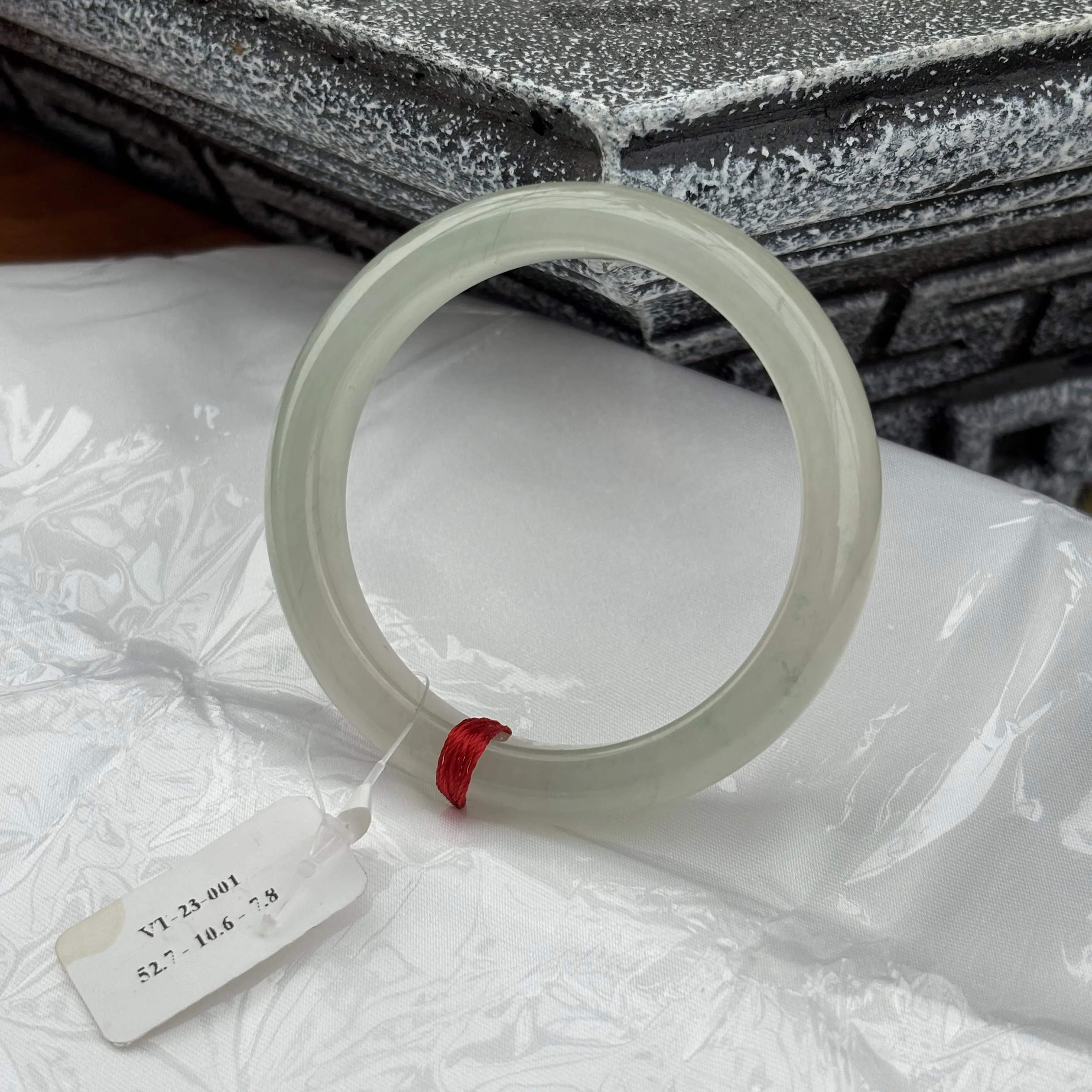 Vòng Tay Bản Băng Màu Xanh Sương Mờ VT-23-001
