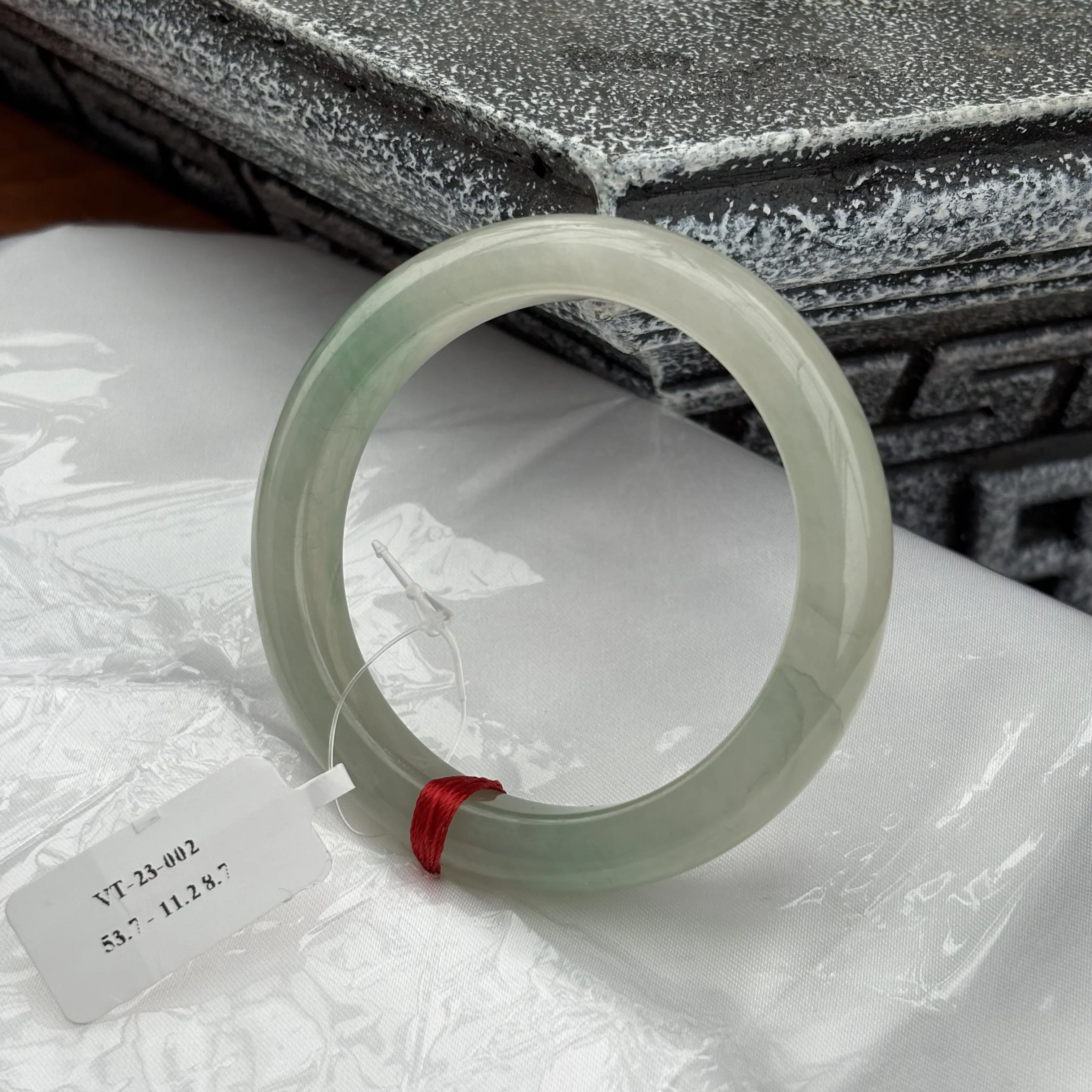 Vòng Tay Bản Băng Màu Xanh Sương Mờ VT-23-002