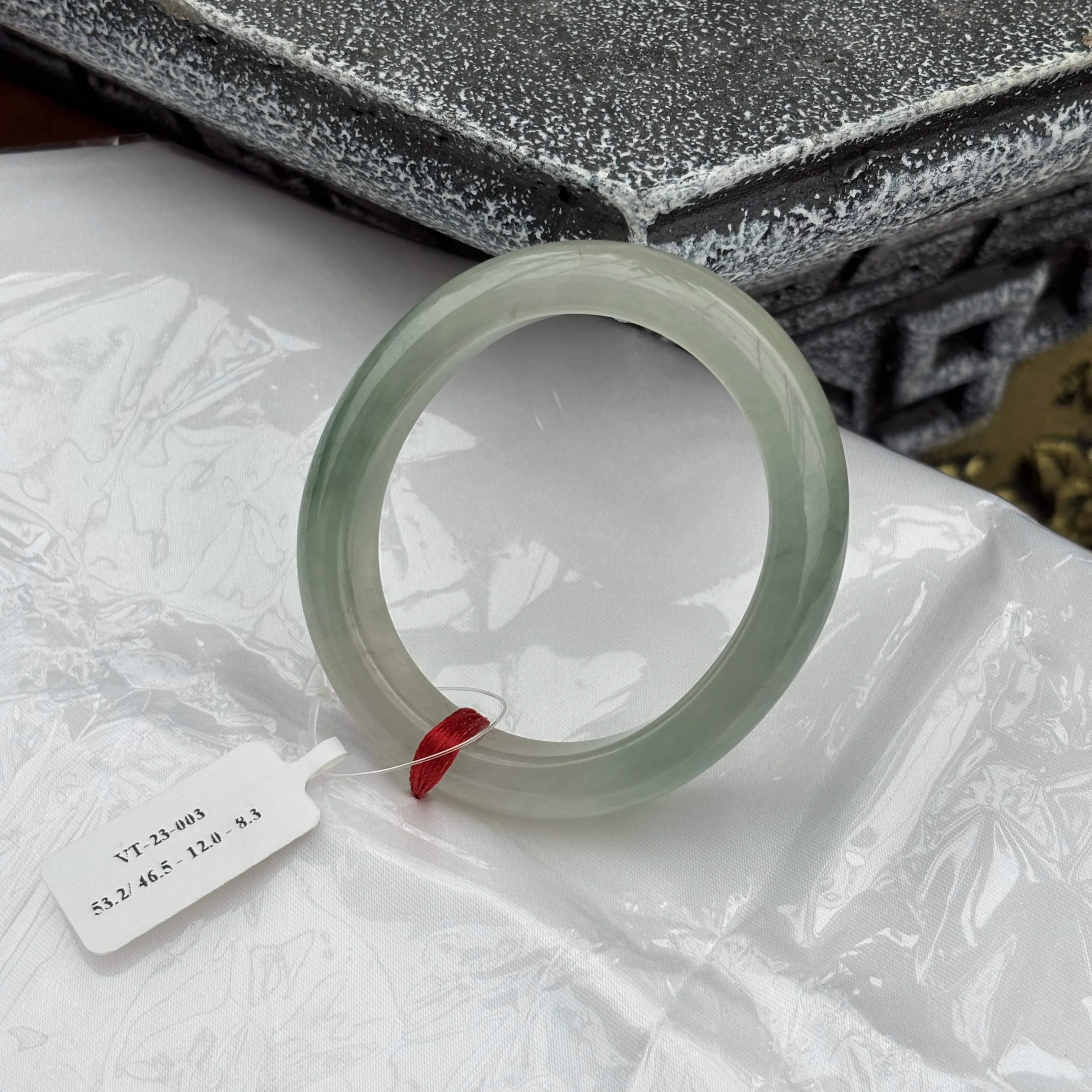 Vòng Tay OVAL Băng Màu Xanh Sương Mờ VT-23-003