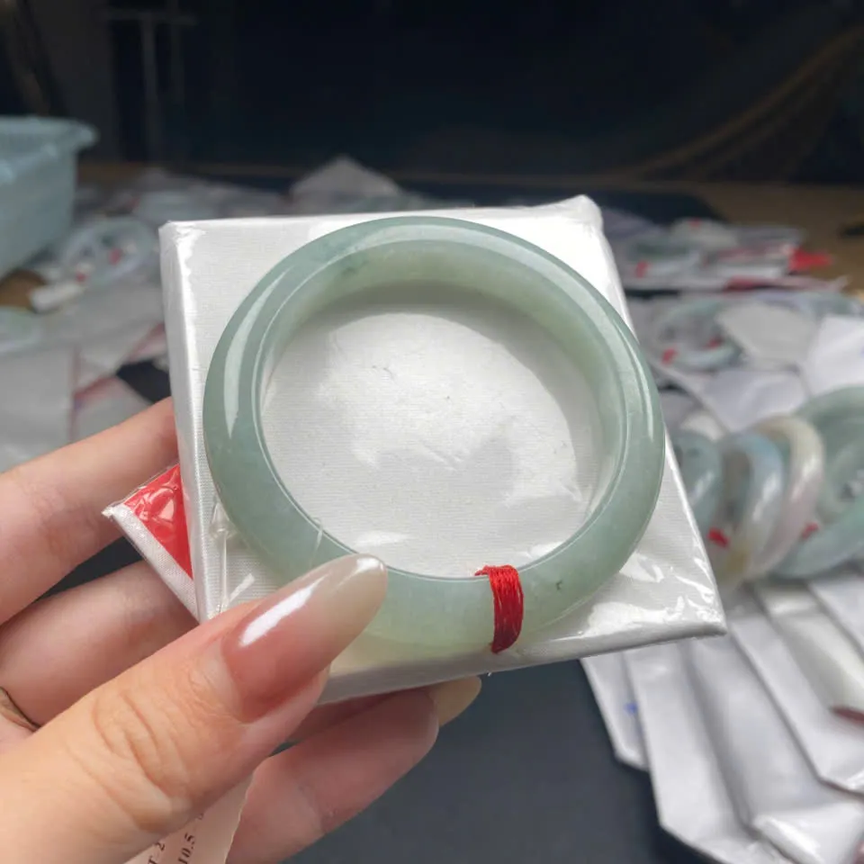 Vòng Tay Bản Nếp Băng Màu Lam Nhẹ VT-27-004