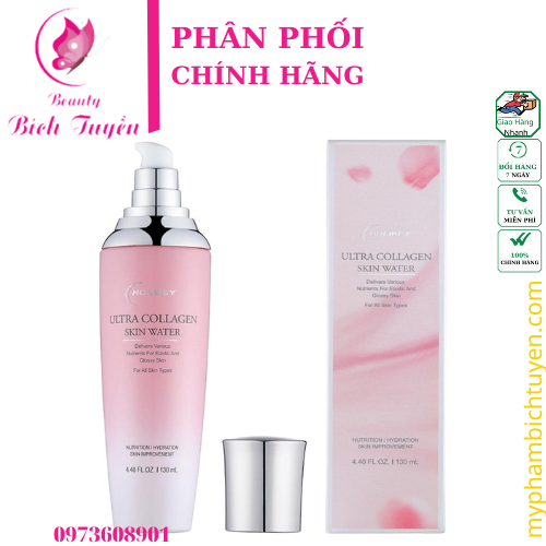 HOLIKEY ULTRA COLLAGEN Skin Water Nước Thần Nâng Cơ - Se Khít Lỗ Chân Lông Tinh Chất Collagen Tươi