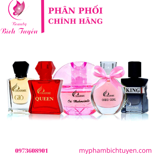 Bộ Set Nước Hoa Charme Mini (5 chai x 10ml)
