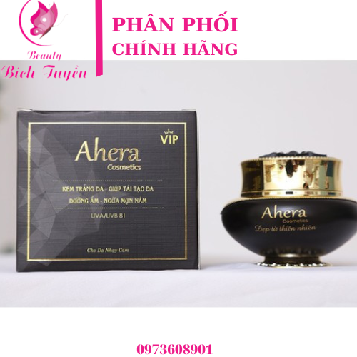 Kem Ahera dưỡng trắng da- giúp tái tạo da- dưỡng ẩm- ngừa mụn nám 35gr