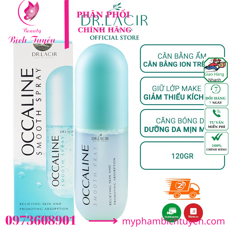 XỊT DƯỠNG CĂNG BÓNG TẾ BÀO GỐC DR.LACIR( OCCALINE SMOOTH SPRAY)
