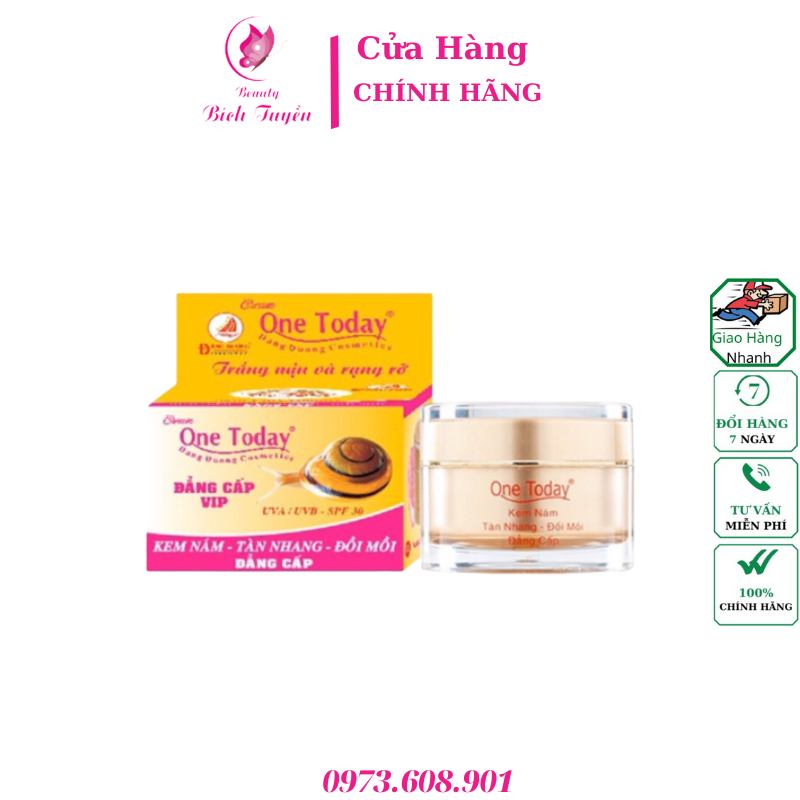 KEM NÁM – TÀN NHANG – ĐỒI MỒI ĐẲNG CẤP (VIP)  ONE TODAY 30g