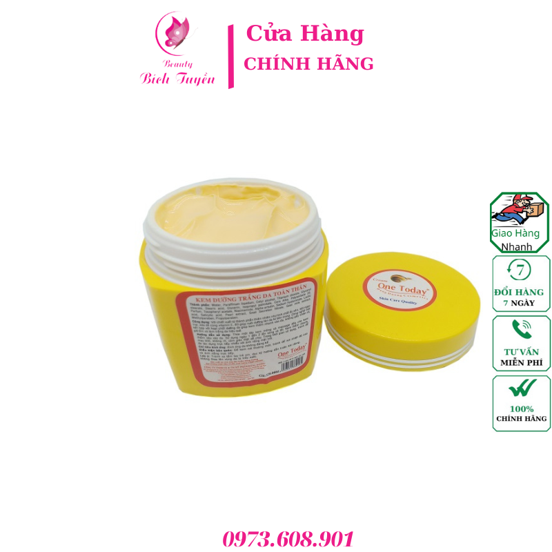 KEM DƯỠNG TRẮNG DA TOÀN THÂN  ONE TODAY 80g