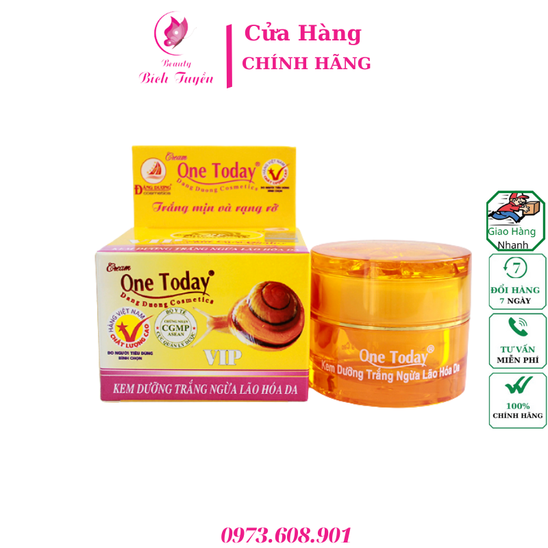 KEM DƯỠNG TRẮNG NGỪA LÃO HÓA DA ONE TODAY (VIP)  20g