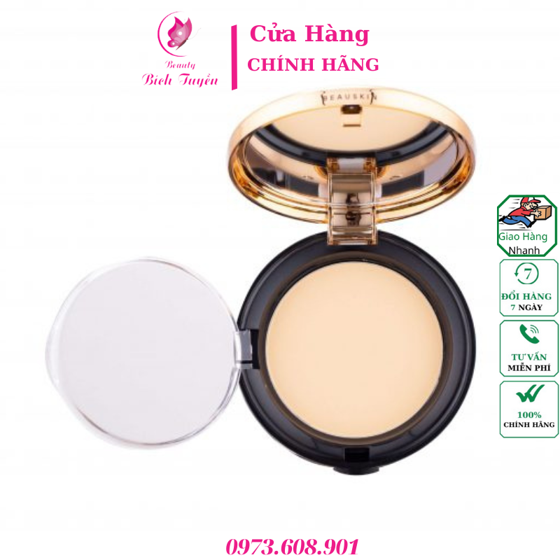 Phấn phủ Siêu mịn – Kiềm dầu Beauskin Rosedew Two Way Cake