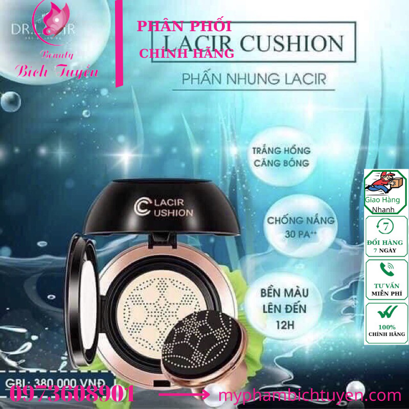 Phấn Nước Dr.Lacir - Phấn Nhung Cao Cấp