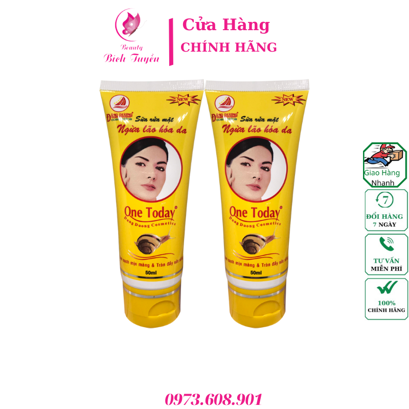 SỮA RỬA MẶT NGỪA LÃO HÓA DA ONE TODAY 50ml