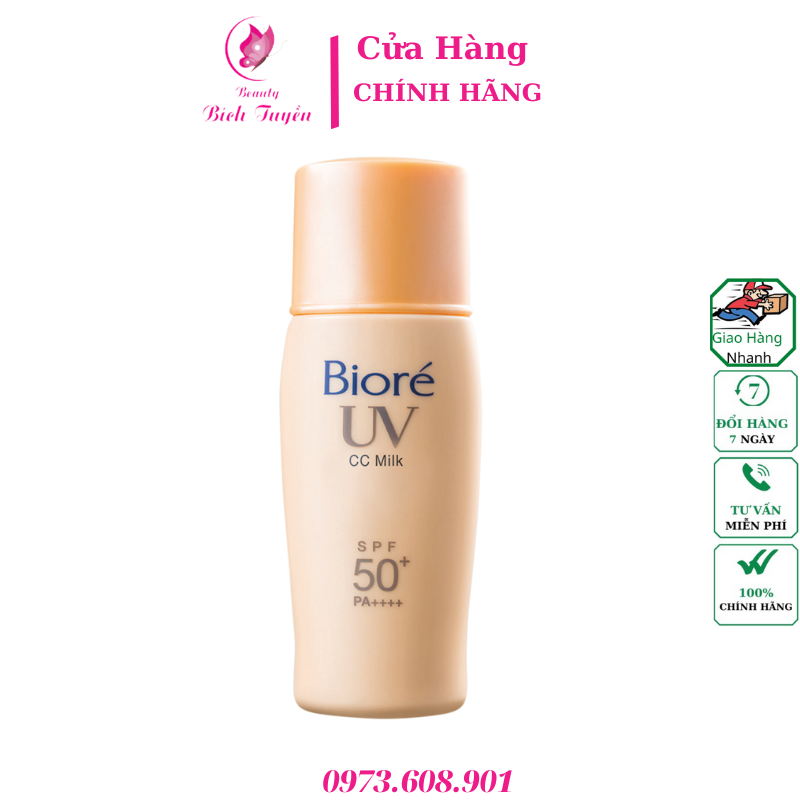 Chống nắng Trang Điểm BIORE Sara Sara – Che Khuyết Điểm CC 30ml