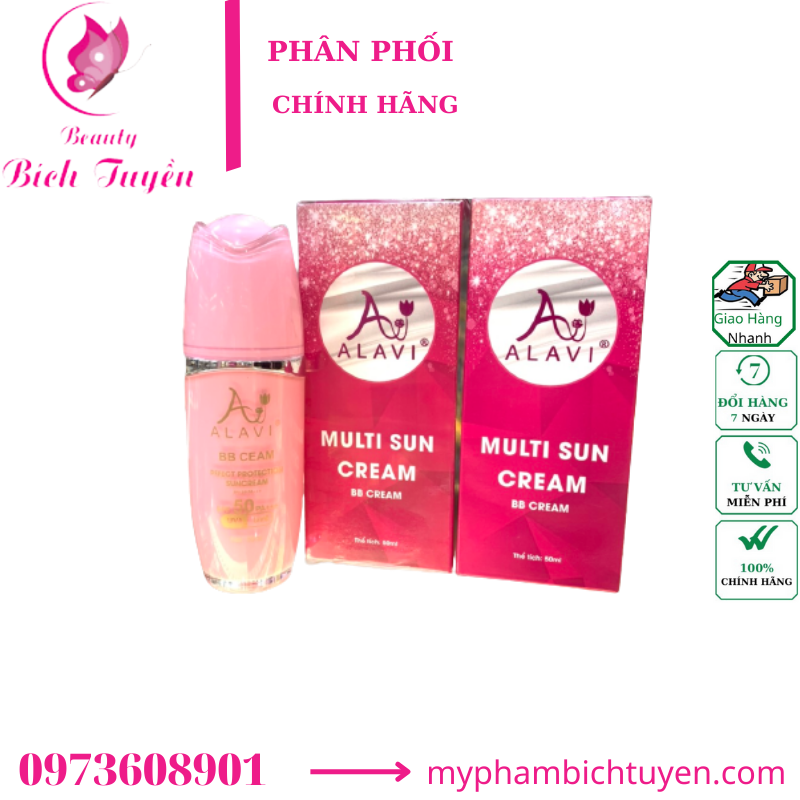 Kem chống nắng Alavi Pefect Protection Suncream BB 50 PA+++
