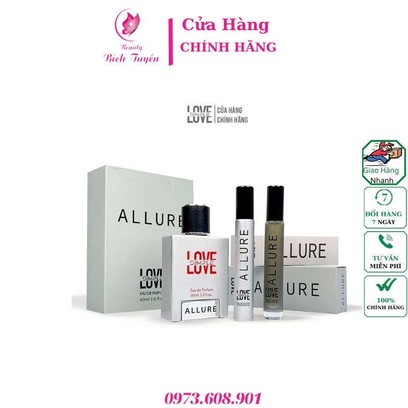 Nước Hoa Nam ALLURE SIMPLE LOVE  60ml