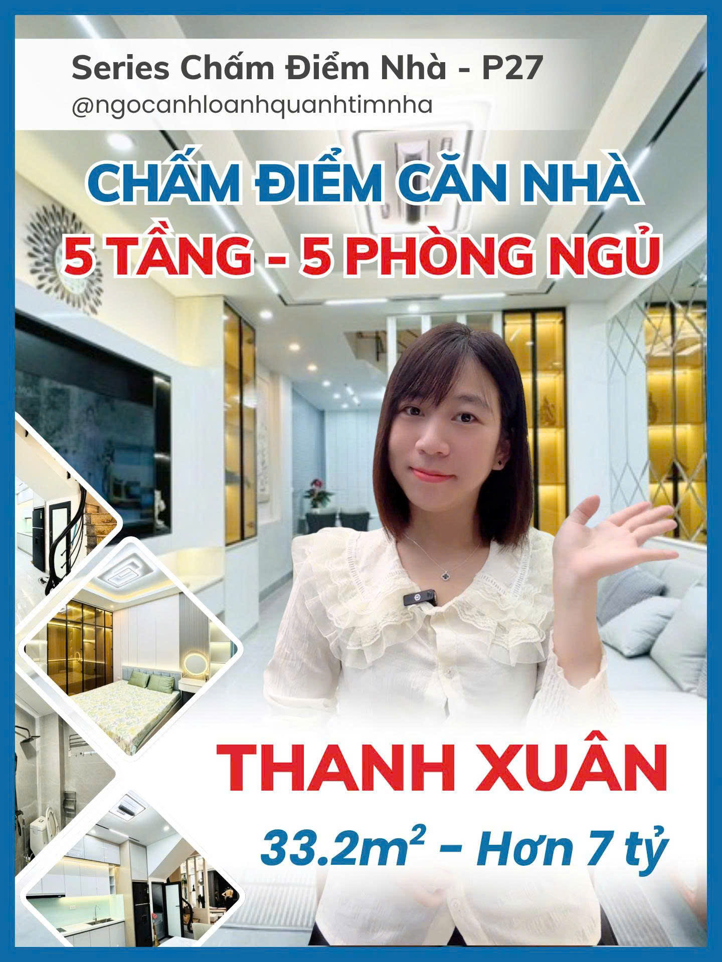 P27 - Chấm Điểm Căn Nhà 5 Tầng - 5 Phòng Ngủ Tại Trung Tâm Thanh Xuân