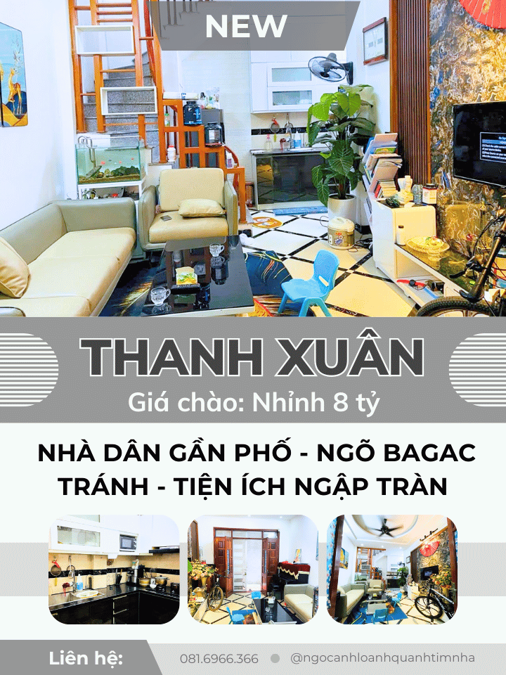 Khương Trung 30m2 - ngõ 3 gác tránh, gần phố