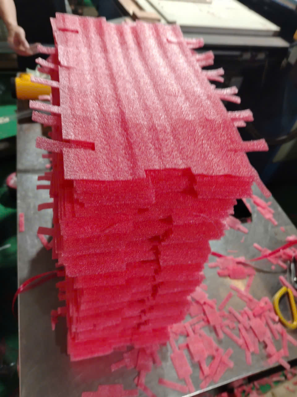 xốp hồng EPE chèn hàng có đầy đủ ROHS, Reach, Halogen