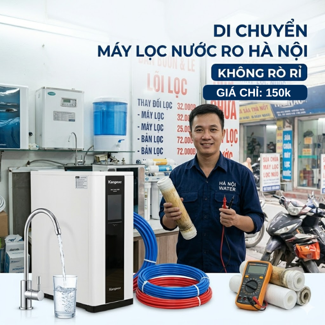 Di Chuyển Máy Lọc Nước RO Tại Hà Nội Không Rò Rỉ