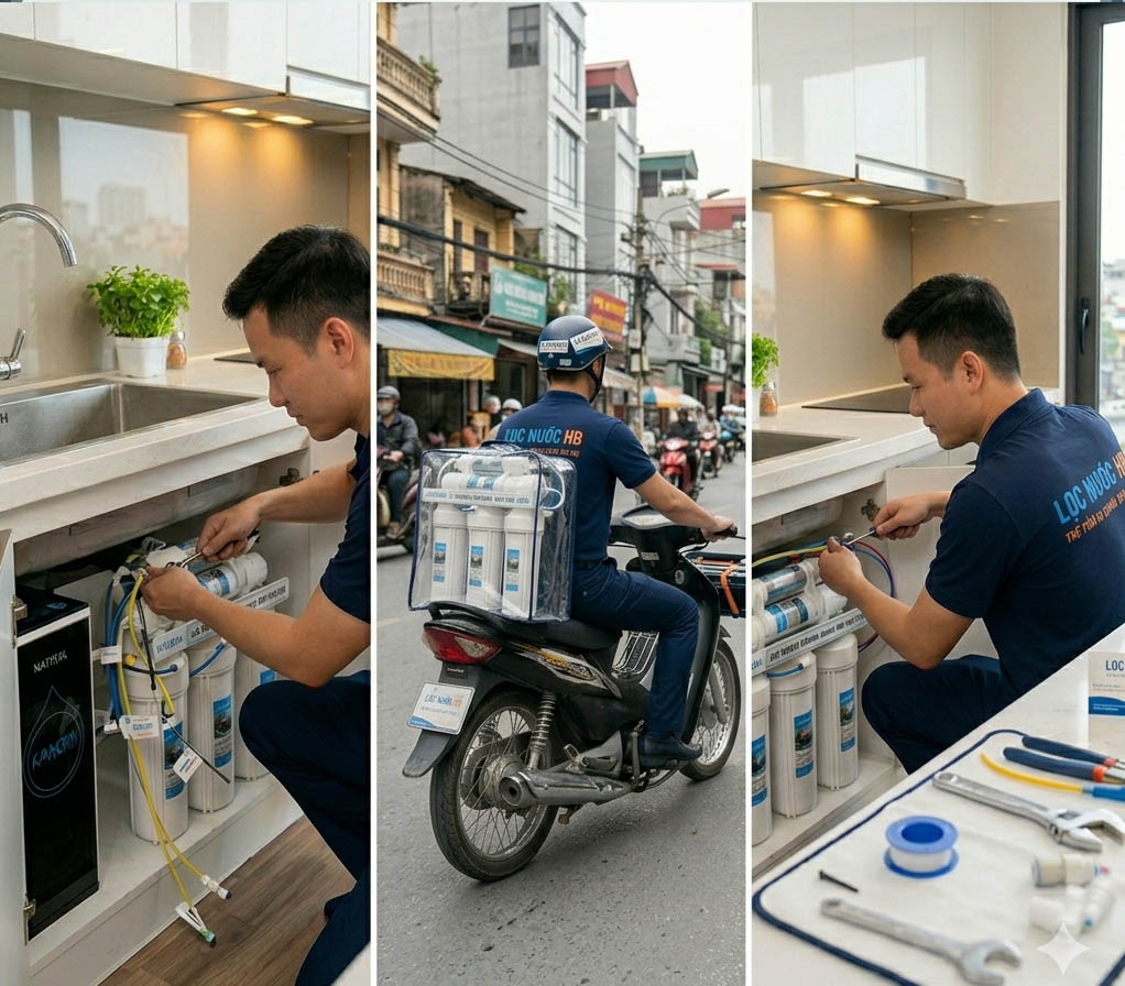 Địa chỉ uy tín Tháo và Lắp Đặt lại máy lọc nước tại Hà Nội