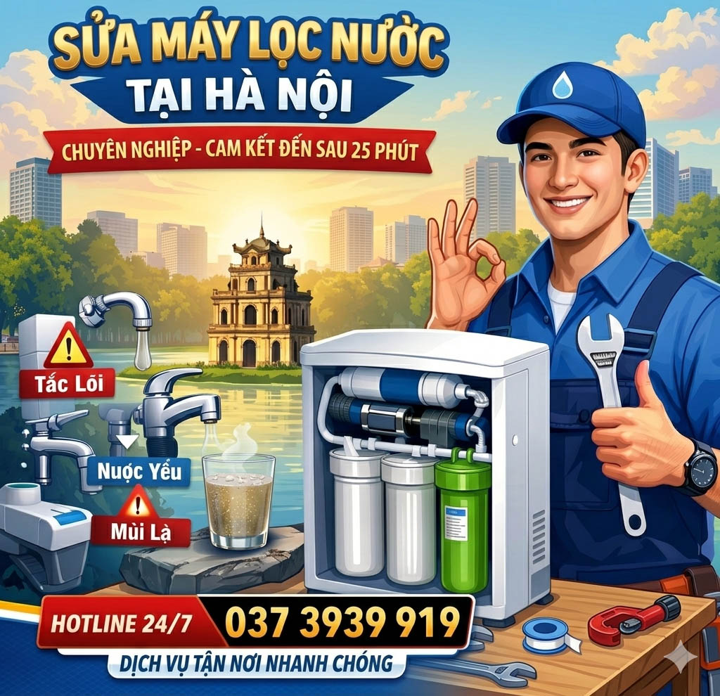 Dịch vụ Sửa Chữa & Thay thế linh kiện máy lọc nước tại Hà Nội