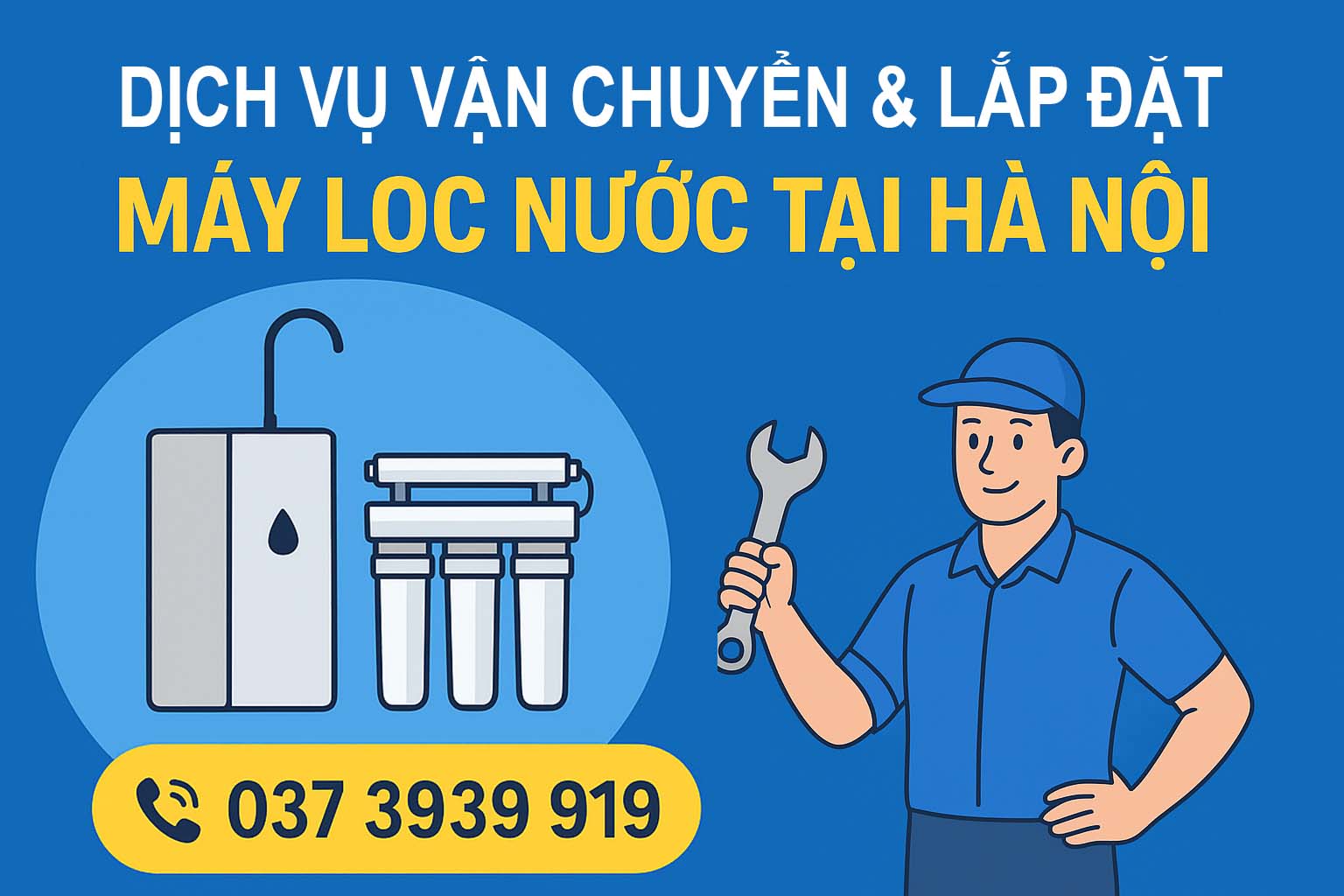 Dịch vụ Vận Chuyển & Lắp Đặt Lại Máy Lọc Nước Tại Hà Nội