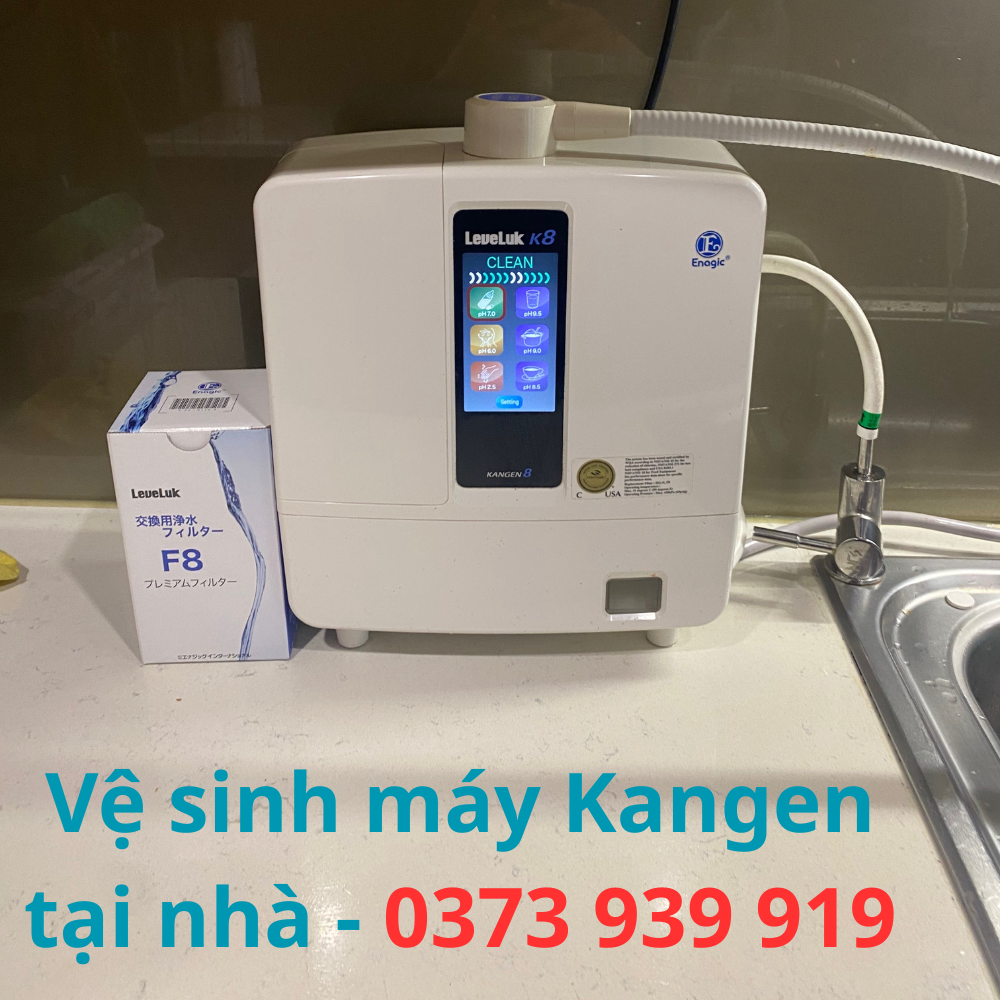 Dịch vụ vệ sinh máy lọc nước ion kiềm KANGEN giá rẻ